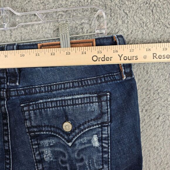 NWT Rock Revival Julee Boot Womens Jeans Stretch Blue Denim Size 31 - Picture 10 of 13